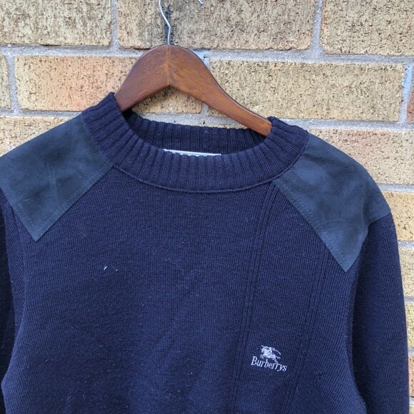 Vintage Burberrys 100% Pure New Wool Sweater Small - Picture 8 of 10